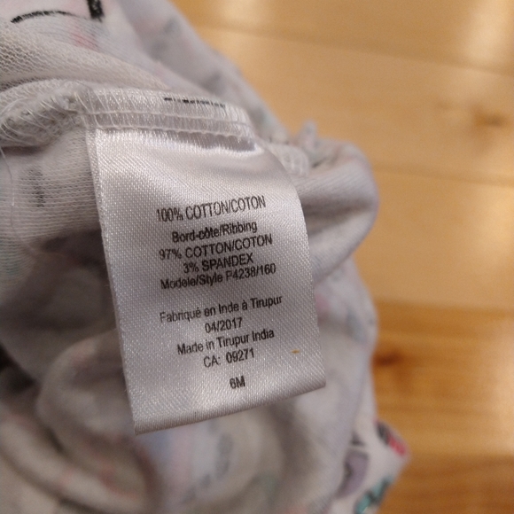 6-9m H&M Sanrio gray hello Kitty footie sleeper Pyjama - Picture 7 of 7